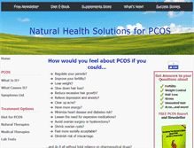 Tablet Screenshot of ovarian-cysts-pcos.com